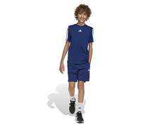 adidas Train Essentials 3-Stripes T-Shirt Boy's, Dark Blue/White, 5-6 Years