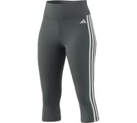 adidas Train Essentials 3-Stripes Three Quarter Womens Training Tights XL Dark Grey Heather