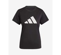 adidas Train Essentials Big Performance Logo Training short sleeve black women's t-shirt - XS