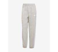 adidas Women's Train Essentials 3-Stripes Woven Pants, Wonder Alumina/White, XL