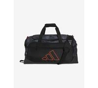 Adidas Training Defender Graphic Duffle Medium black stone grey orange bag