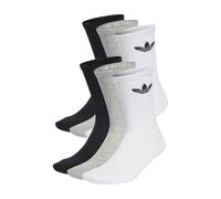 adidas Originals Unisex Trefoil Cushion Crew Socks 6 Pairs Multi