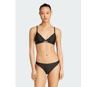 adidas Triangle 2-Way Straps Bikini Set, Black/White, Size 26, Women Black/White
