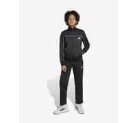 adidas Sportswear Junior Unisex Tricot Tracksuit-black, Black/White, Size 11-12 Years Black/White