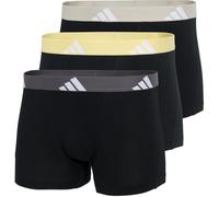 adidas Trunk (3PK) - Active Flex Cotton - Comfortable Underwear, 904 Assorted, M