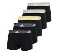 adidas Trunk (5PK) - Active Flex Cotton - Comfortable Underwear, 903 Assorted, M