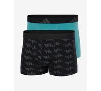 adidas Trunk Active Flex Boxers Black Green (2 Pack) - S