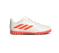 Adidas Turf Shoes Youth Copa Pure .4 Soccer Shoes for Kids Unisex, Off White/Solar Orange/Off White, 17.5 cm