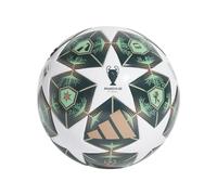adidas UCL League Ball - Seamless Surface, FIFA Approved, Professional Training and Match Ball, Sizes 4-5 (White/Shadow Green/Solar Slime, 4)