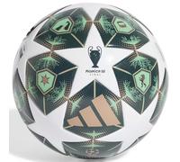 adidas UCL League Ball - Seamless Surface, FIFA Approved, Professional Training and Match Ball, Sizes 4-5 (White/Shadow Green/Solar Slime, 4)