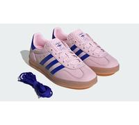 Adidas UK 4.5 Gazelle Indoor Women's Trainers In Clear Pink/ Lucid Blue JI1371
