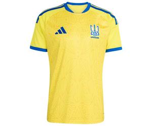Adidas Ukraine 26/27 Replica Home Short Sleeve T-shirt Yellow M Men