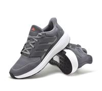 adidas Men's ULTIMASHOW 2.0 Shoes, Grey Three/Grey Four/Better Scarlet, 11 UK