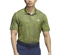 adidas Ultimate365 Printed Short Sleeve Mens Polo Shirt - Green