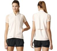 Ultra EnergyRunning Vest Zip Up Gilet Cream Adidas Beige M