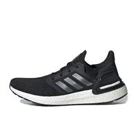 adidas UltraBOOST 20 Black Silver White Men Unisex Running Shoes Sneakers EF1043