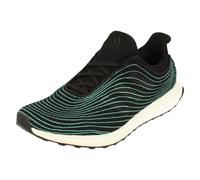 adidas Ultraboost DNA Parley Mens Running Trainers Sneakers (UK 9.5 US 10 EU 44, Black Green White EH1184)