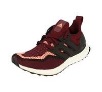 adidas Ultraboost DNA X MUFC Mens Running Trainers Sneakers (UK 4.5 US 5 EU 37 1/3, Burgundy Black White FZ3620)