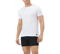Adidas Underwear Active Core Cotton Short Sleeve Base Layer 3 Units White S Men