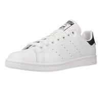 adidas Unises Adults' Stan Smith Trainers, Unisex - Adult, White/Blu (CORE WHITE/CORE WHITE/DARK BLUE), 8 UK