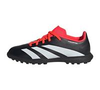 adidas Unisex 24 League Turf Boots, Core Black/Cloud White/Solar Red, 4 UK