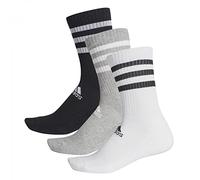 adidas Unisex 3-Stripe Cushioned Crew Socks, 3 Pairs of Crew Socks