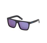 Adidas Unisex Adidas OR0140 02X Sunglasses Acetate Black Blue Squared Normal