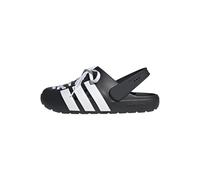 adidas Unisex Adilette 2.0 Clog Shoes, Core Black/Ftwr White/Core Black, 13 UK