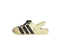 adidas Unisex Adilette 2.0 Clog Flip-Flop, Warm Vanilla/core Black/Gold met, 12 UK