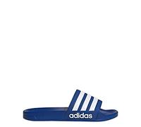 adidas Unisex Adilette Shower Slide Sandal, Team Royal Blue/White/Team Royal Blue, 9 US Men