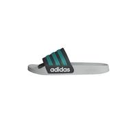 adidas Unisex Adilette Shower Slides, Core Black/Pure Teal/Grey Two, 14 UK