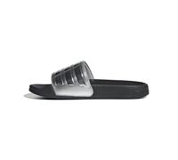 adidas Unisex ADILETTE SHOWER SLIDES, core black/silver met./silver met., 4 UK
