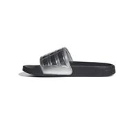 adidas Unisex Adilette Shower Slides Flip-Flop, core Black/Silver met./Silver met, 7 UK
