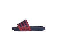 adidas Unisex Adilette Shower Slides, dark blue/dark blue/better scarlet, 5 UK