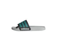 adidas Unisex Adilette Shower Slides Flip-Flop, Core Black/Pure Teal/Grey Two, 14 UK