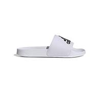 adidas Unisex Adilette Shower Slides Logo, Cloud White/Core Black, 11 UK