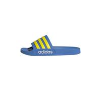 adidas Unisex Adilette Shower Slides Ray Blue/Yellow/Ftwr White 5 UK 38 EU
