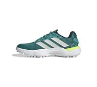 adidas Unisex Adipower Hockey 3 Shoes, Pure Teal/Zero met./Aurora Ivy, 5.5 UK