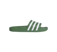adidas Unisex Adult Adilette Aqua Slide, Preloved Green/White/Preloved Green, 12 Women/11 Men