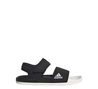 adidas Unisex-Adult Adilette Sandal, Core Black/Core White/Core Black, 13 Women/12 Men