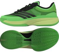 adidas Unisex-Adult Adizero Select 3.0 Basketball Shoes Sneaker, Screaming Green/Black/Pulse Lime, 8.5 Women/7.5 Men