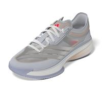 adidas Unisex-Adult Adizero Select 3.0 Basketball Sneaker, Halo Blue/Silver Metallic/Powder Coral, 6 Women/5 Men
