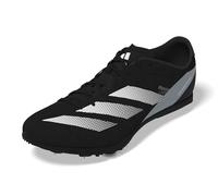 adidas Unisex-Adult Adizero Sprintstar Track and Field Sneaker, Black/Zero Metallic/White, 12 Women/11 Men
