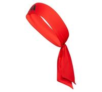 adidas Unisex-Adult Alphaskin Tie Workout Headband for Women and Men, Boys and Girls, Mesh Moisture-Wicking, Red/Black/2, One Size