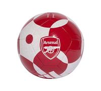 adidas Unisex-Adult Arsenal FC Home Club Soccer Ball, White/Better Scarlet/Team Power Red, 5
