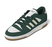 adidas Unisex-Adult Break Start Sneaker, Collegiate Green/White/Utility Yellow, 14 Women/13 Men
