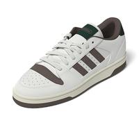 adidas Unisex-Adult Break Start Sneaker, White/Earth Strata/Collegiate Green, 10.5 Women/9.5 Men