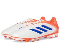 adidas Unisex-Adult Copa Club Pure 3 Firm Multi Ground Sneaker, Off White/Lucid Blue/Signal Coral, 6.5 Women/5.5 Men