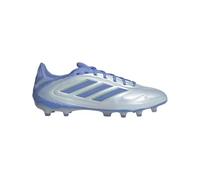 adidas Unisex-Adult Copa Pure 3 Pro Firm Ground Sneaker, Halo Blue/Blue Fusion/Lucid Lemon, 6.5 Women/5.5 Men