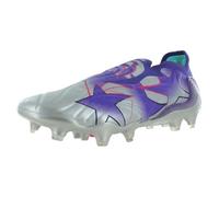 adidas Unisex-Adult Copa Pure.4 Indoor Soccer Shoe, Team College Purple/Silver Metallic/Mint Rush/Pretty Purple, 13.5 Women/12.5 Men